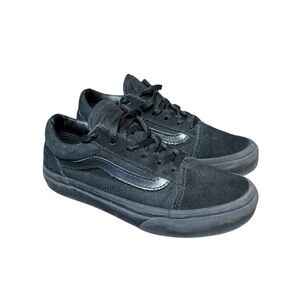 Vans KNU SKOOL Triple Black Youth Sneakers Skateboarding Shoes Size 1